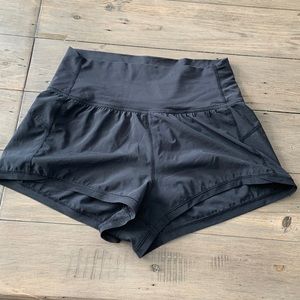 Lululemon high-waisted running shorts